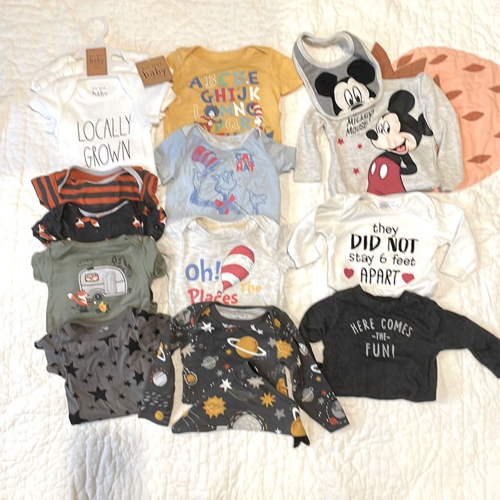 14 piece 3-6M onesies EUC